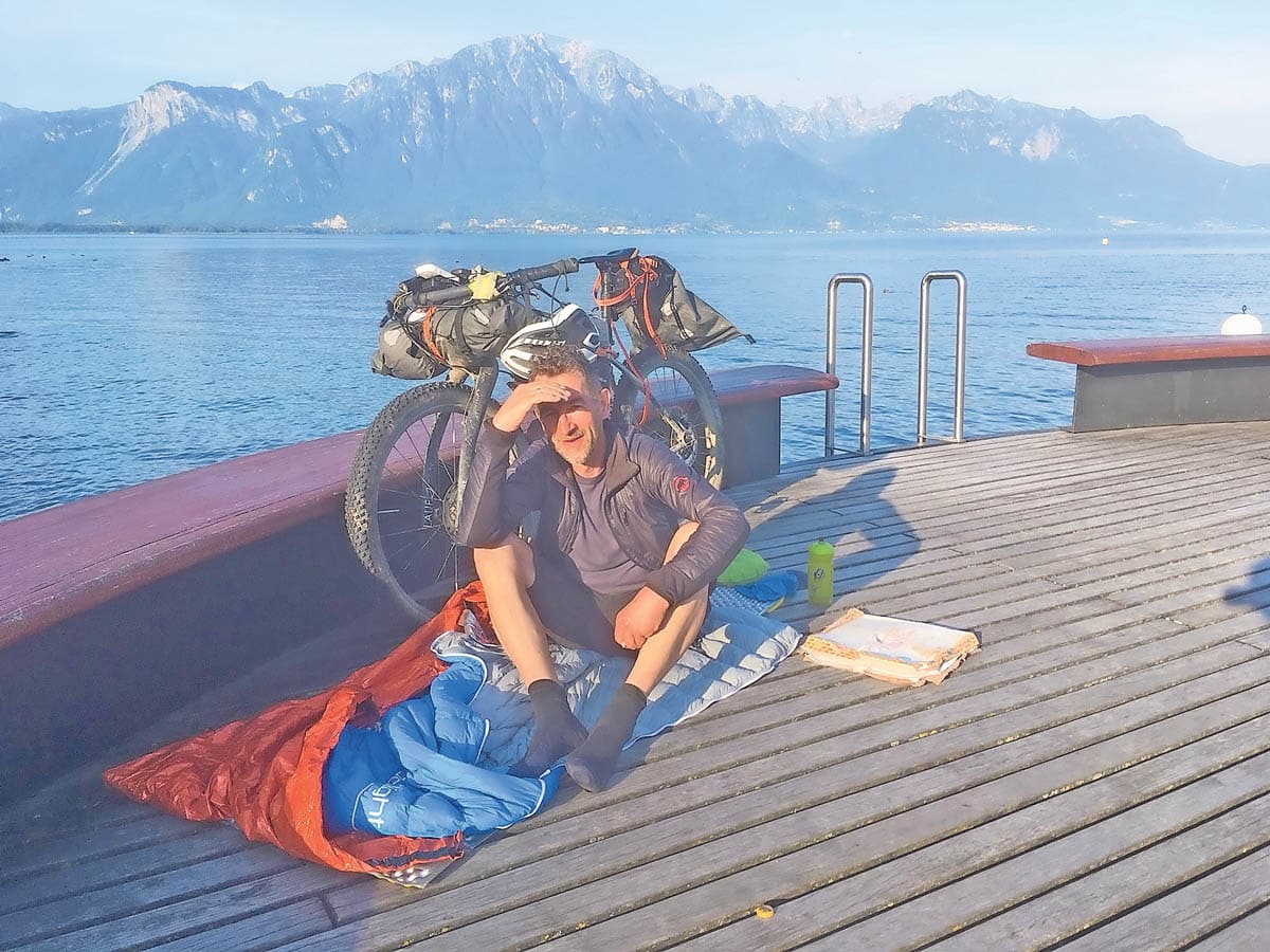 La_HOPE-1000_Mark-Lauzon_am-Ziel Pause auf dem Weg von Bodensee zum Genfersee | Der Landanzeiger