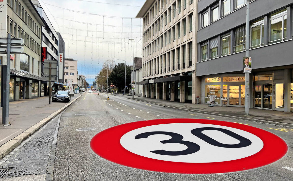 Temo30 Test: Tempo 30 auf der Bahnhofstrasse | Der Landanzeiger