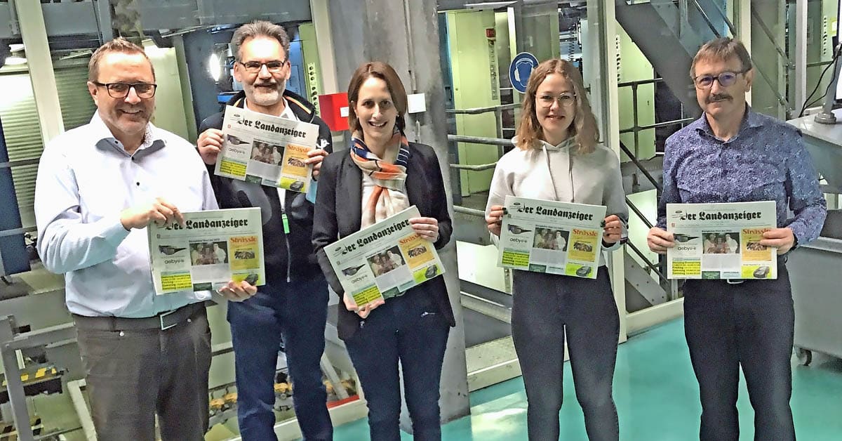 Druck_Landanzeiger Der «Landanzeiger» wird neu in Bern gedruckt | Der Landanzeiger