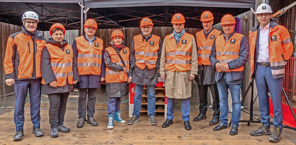 @ Romeo Basler / Foto Basler Aarau KSA-Neubau: Der Grundstein wurde gelegt | Der Landanzeiger